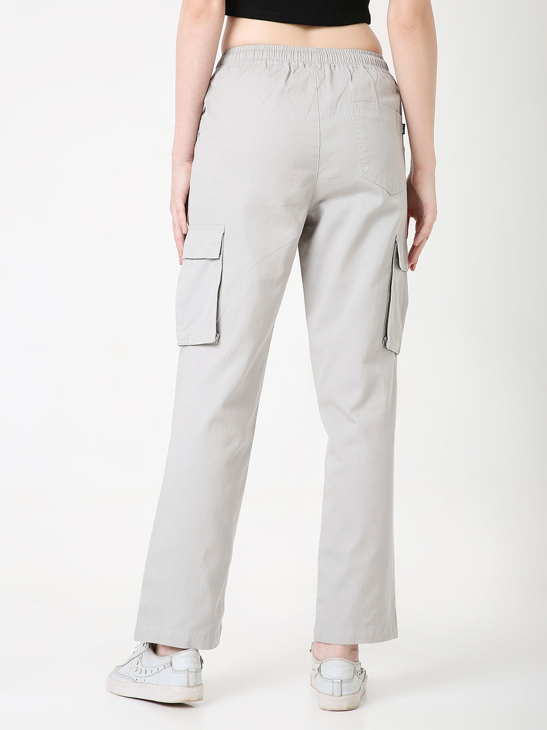 GREY VERSATILE 5 POCKET CARGO PANTS