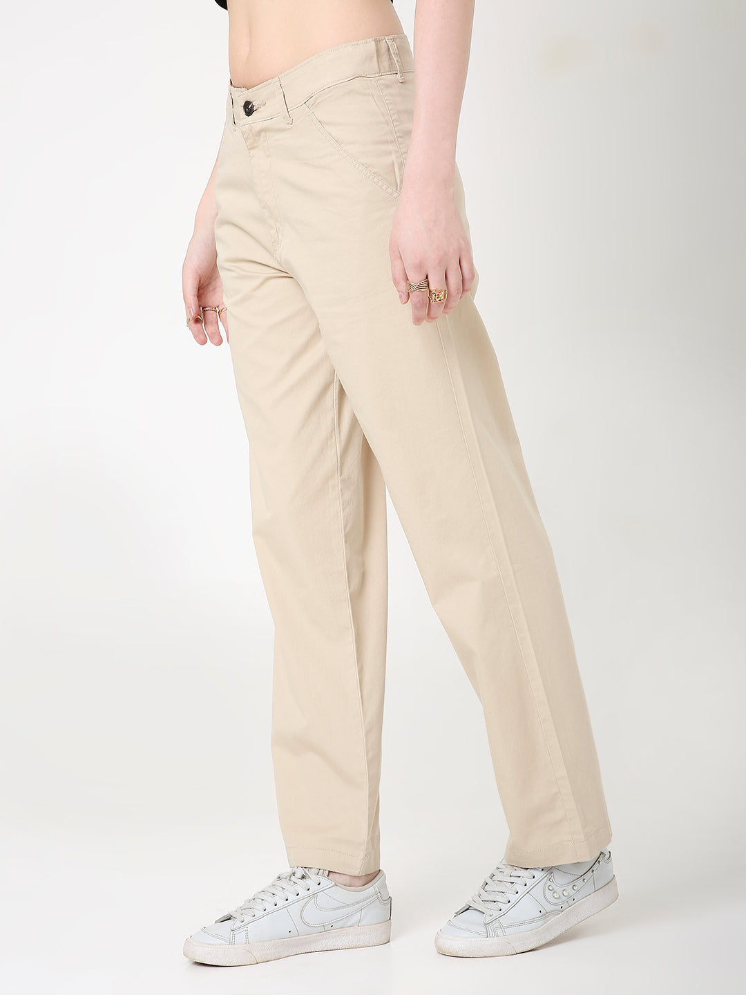 UNISEX CLASSIC STRAIGHT-LEG COTTON PANTS