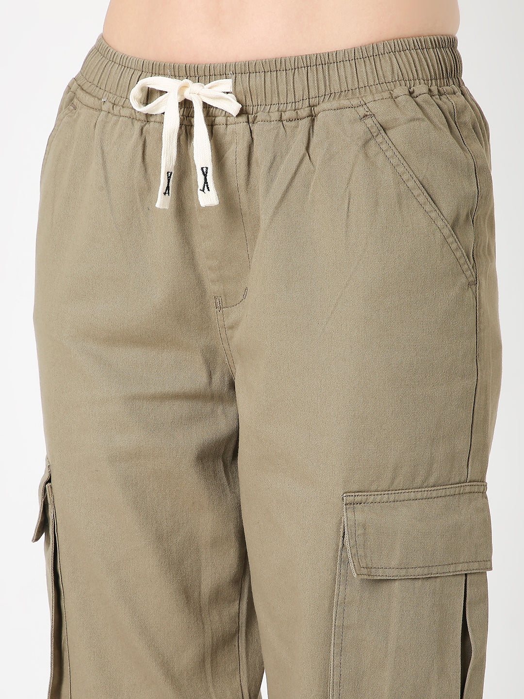 OLIVE VERSATILE 5 POCKET CARGO PANTS