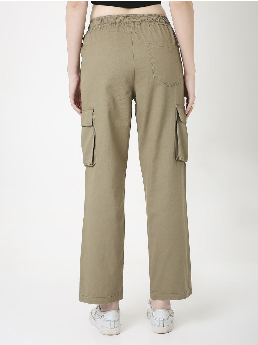 OLIVE VERSATILE 5 POCKET CARGO PANTS