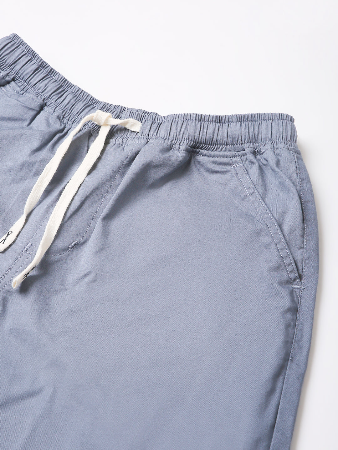 SLATE BLUE CLASSIC FIT DRAWSTRING PANTS