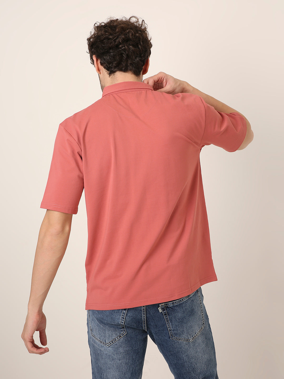Elegance Refined Solid Polo T-Shirt