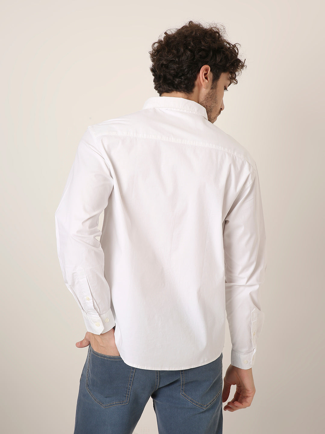 WHITE PREMIUM COTTON SHIRT
