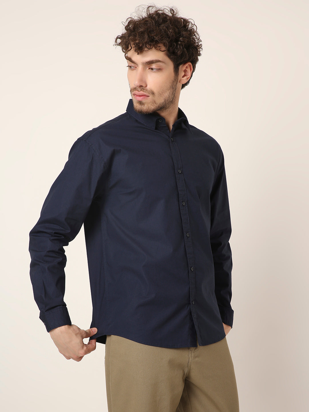 PREMIUM COTTON LYCRA LONG SLEEVE SHIRT