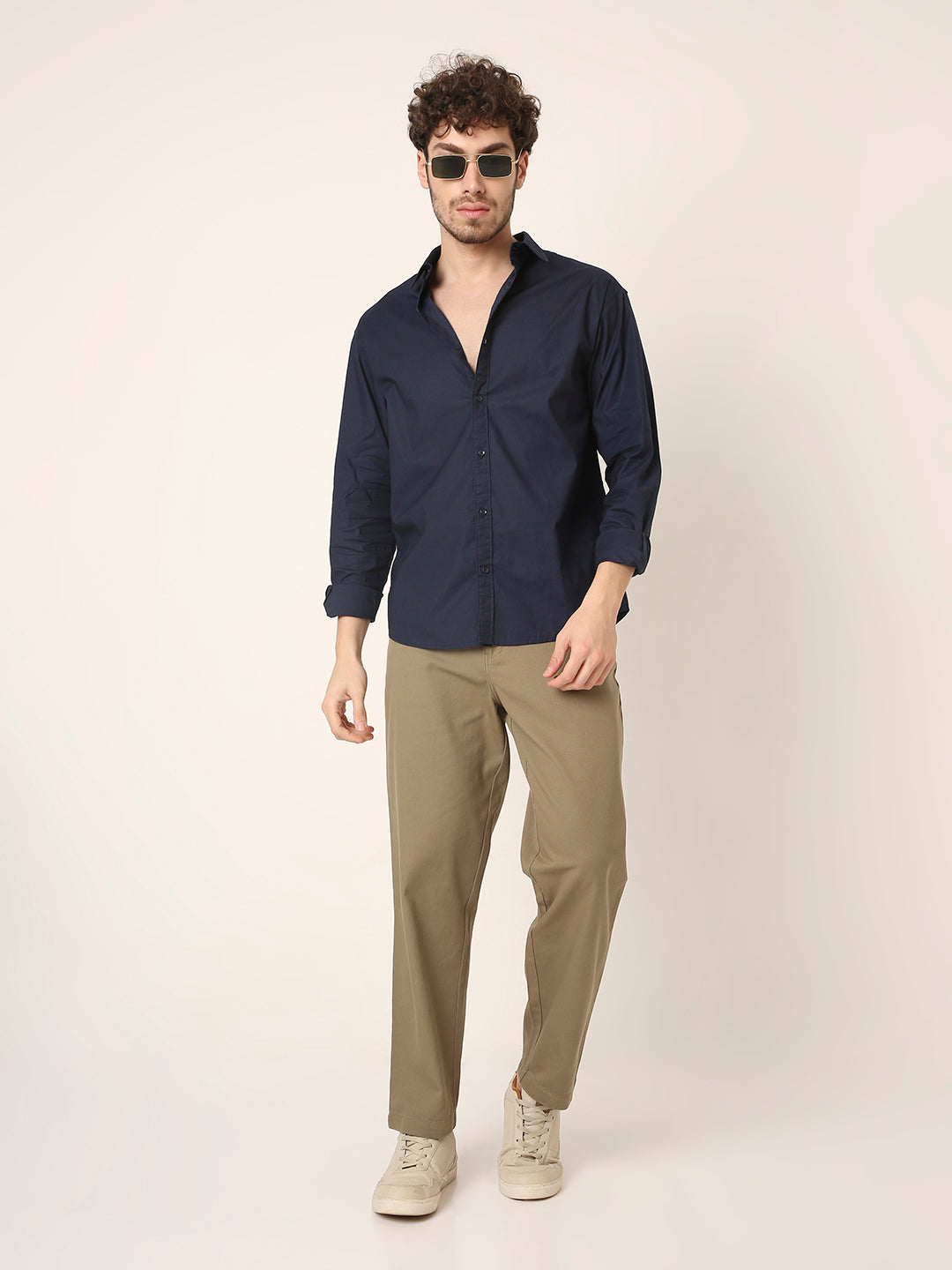 NAVY BLUE PREMIUM COTTON SHIRT