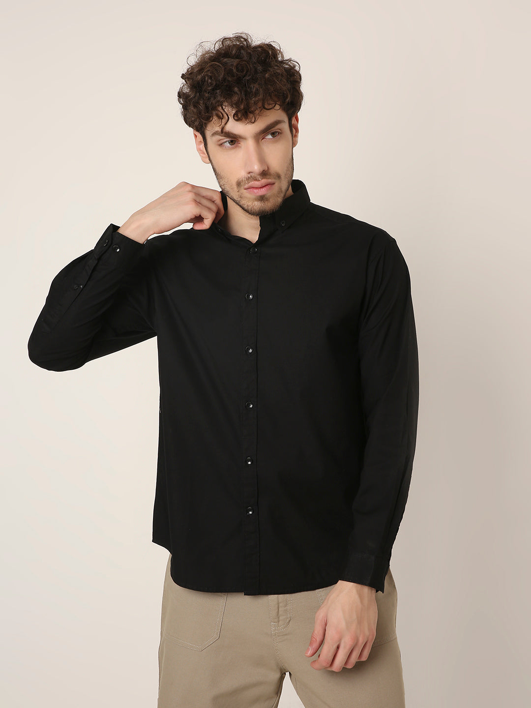 PREMIUM COTTON LYCRA LONG SLEEVE SHIRT