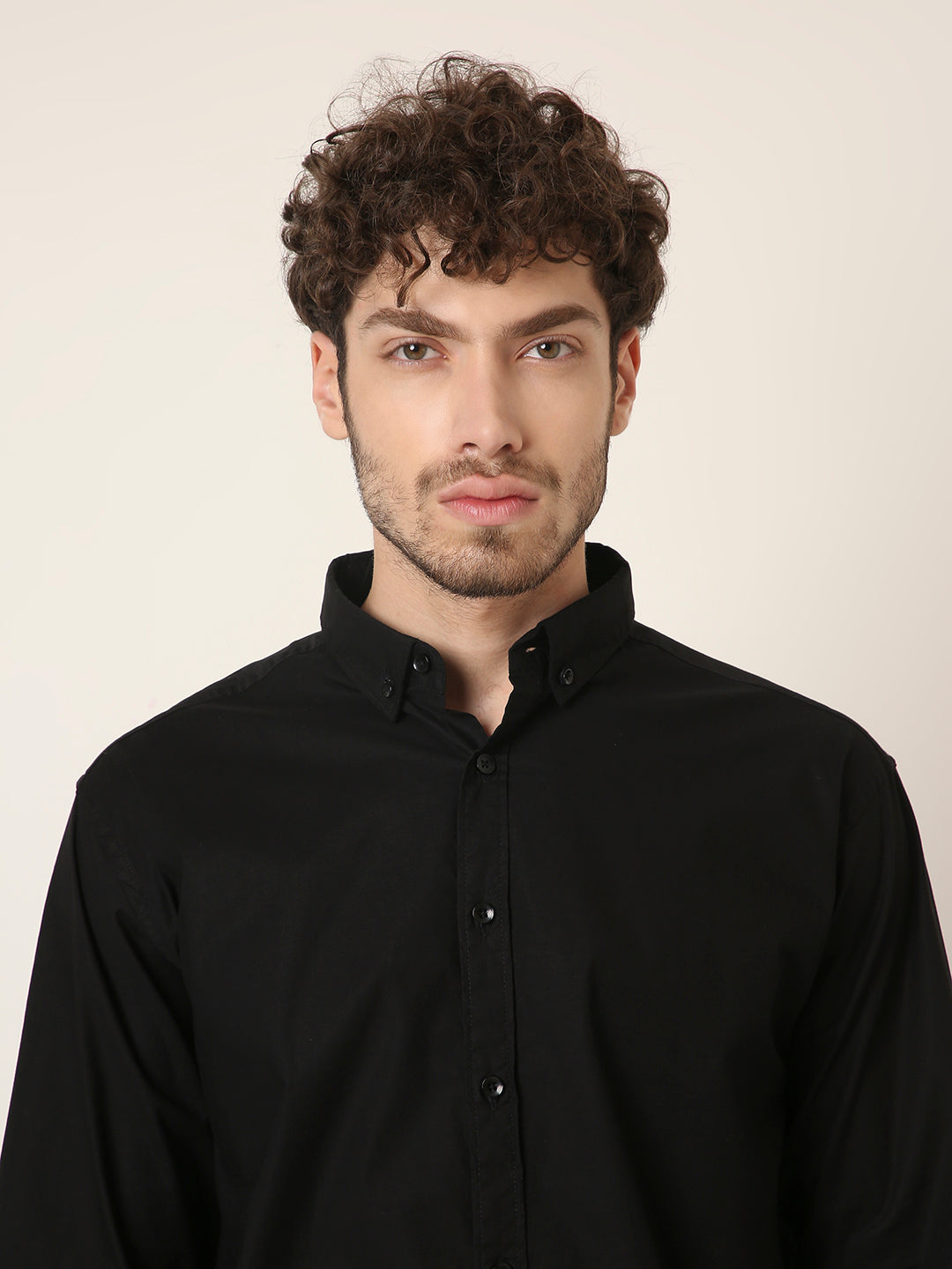 BLACK PREMIUM COTTON SHIRT