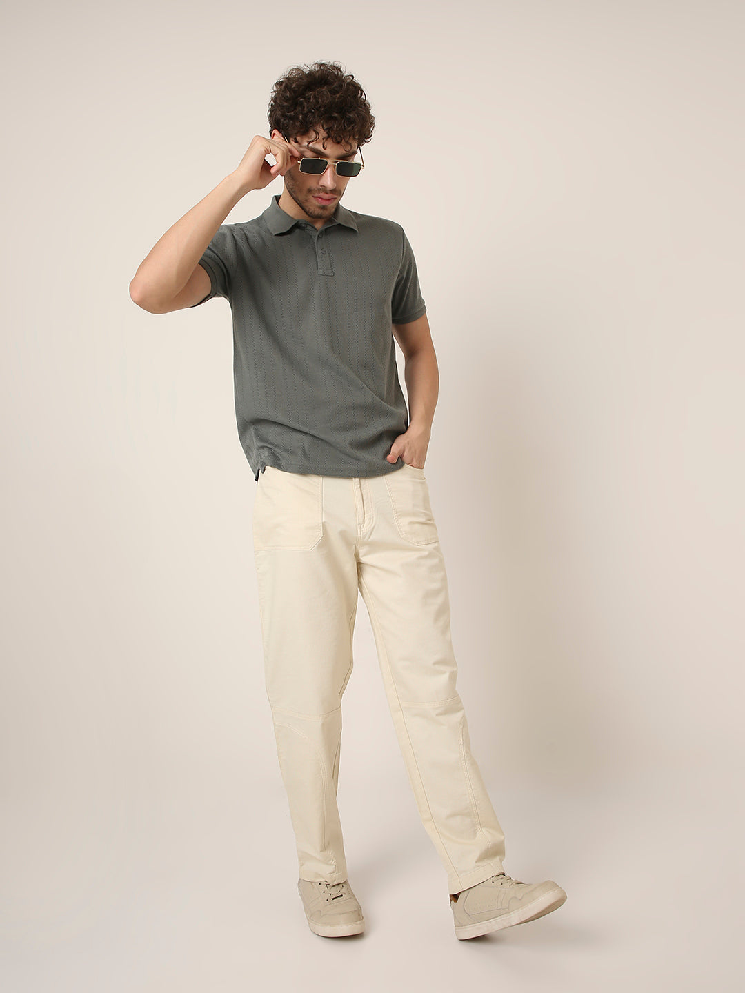 Straight Fit OFF-WHITE Utility Cargo PANTS