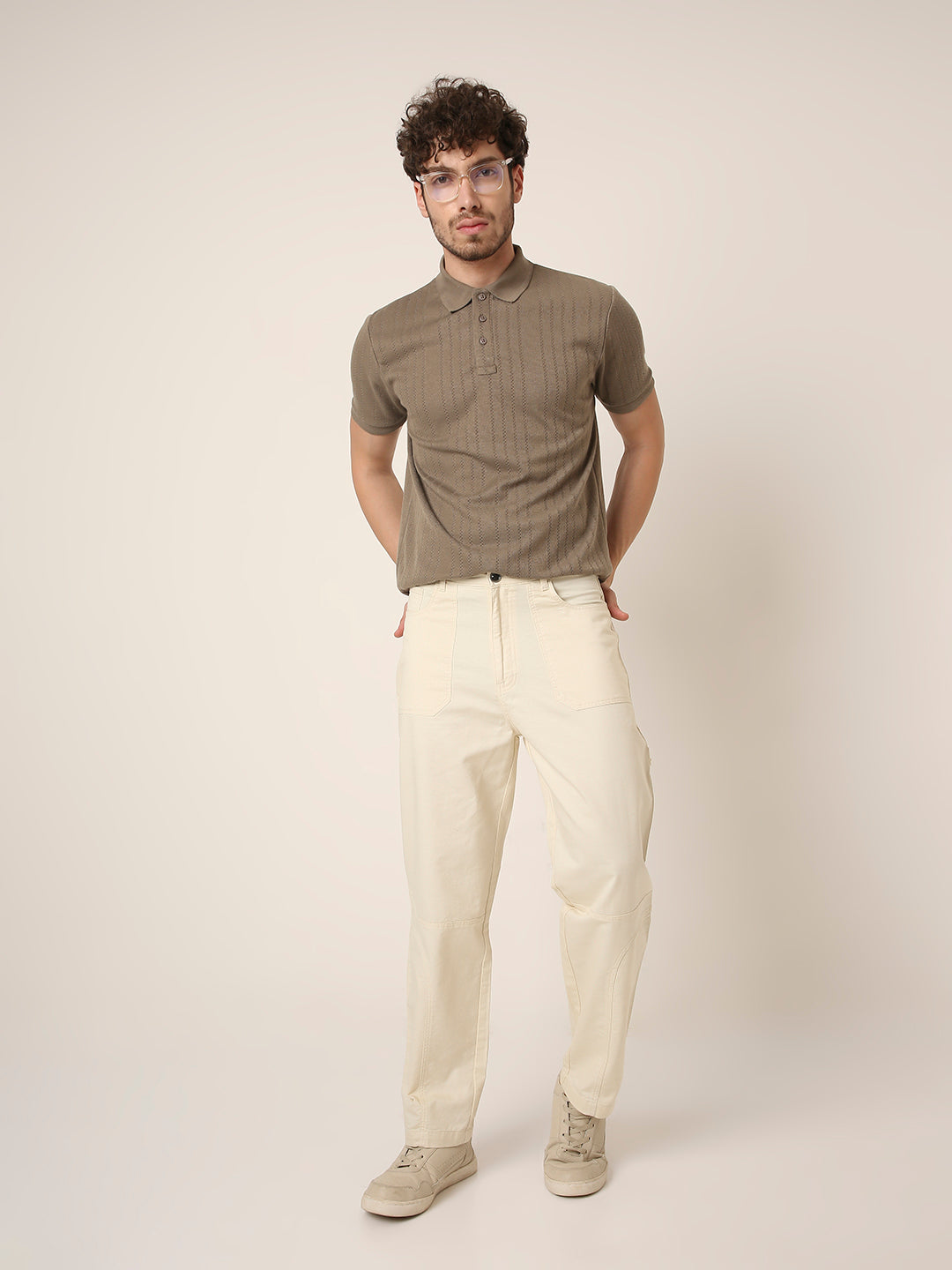 FAWN Jacquard Classic Polo t-shirt