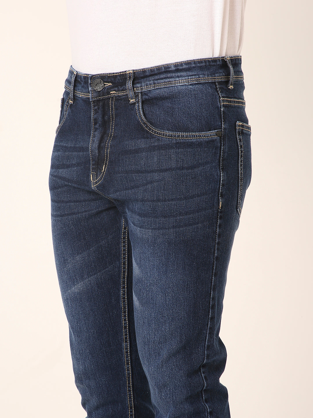 DARK-Blue Slim Fit Denim Jeans