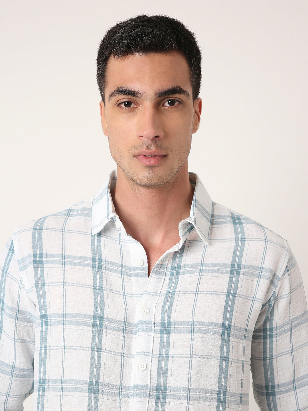 TEAL Casual CHECKS Shirt