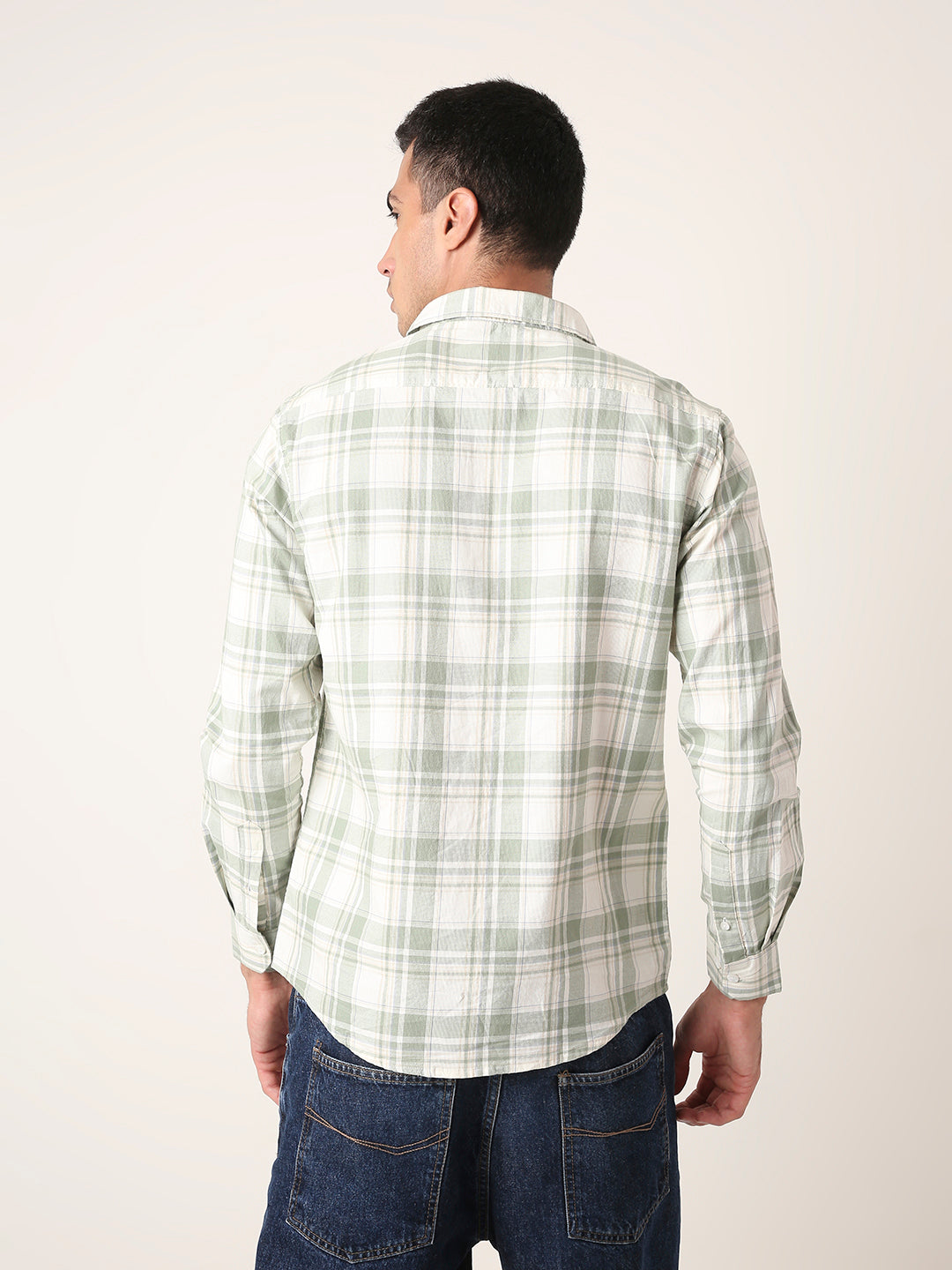 Plaid Cotton Casual Shirt