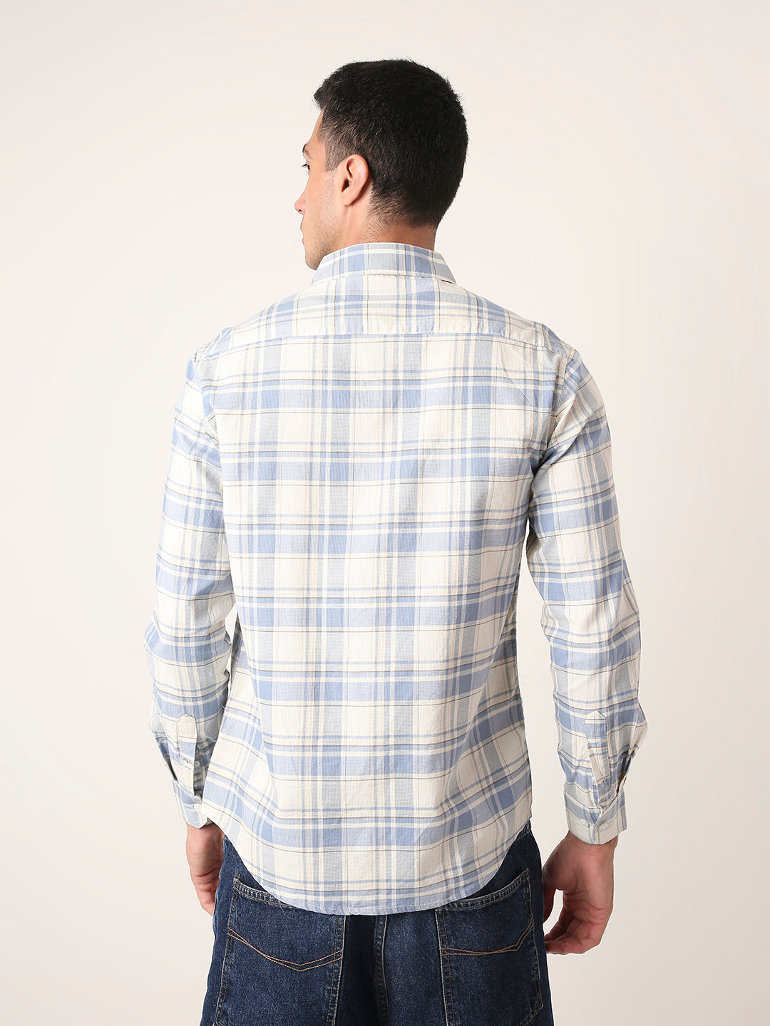 Plaid Cotton Casual Shirt