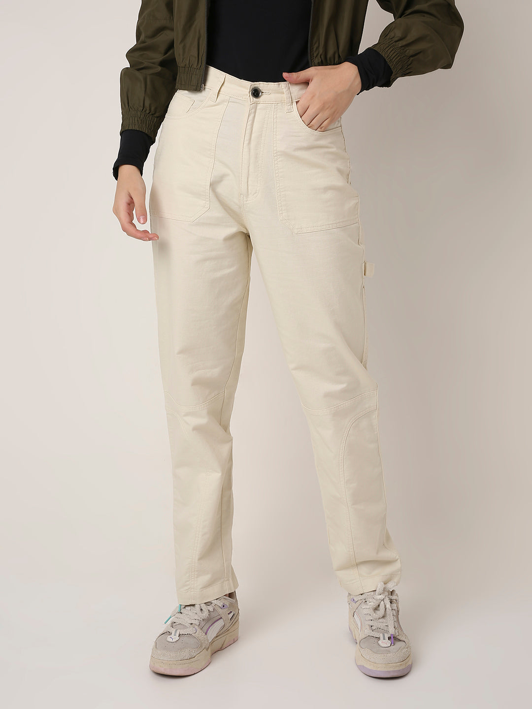 OFF-WHITE High-Waist Utility Cargo Pants