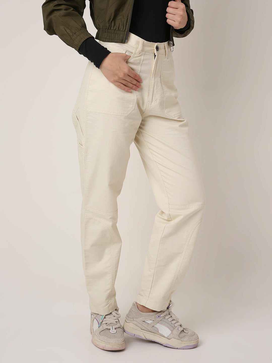 OFF-WHITE High-Waist Utility Cargo Pants