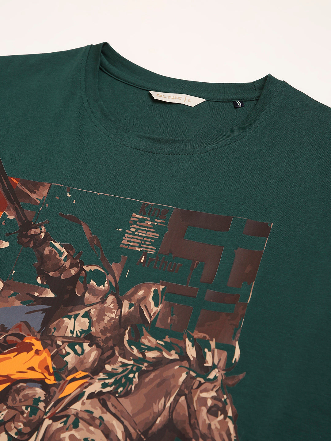 Arthur Warrior Graphic Printed Premium Cotton T-Shirt