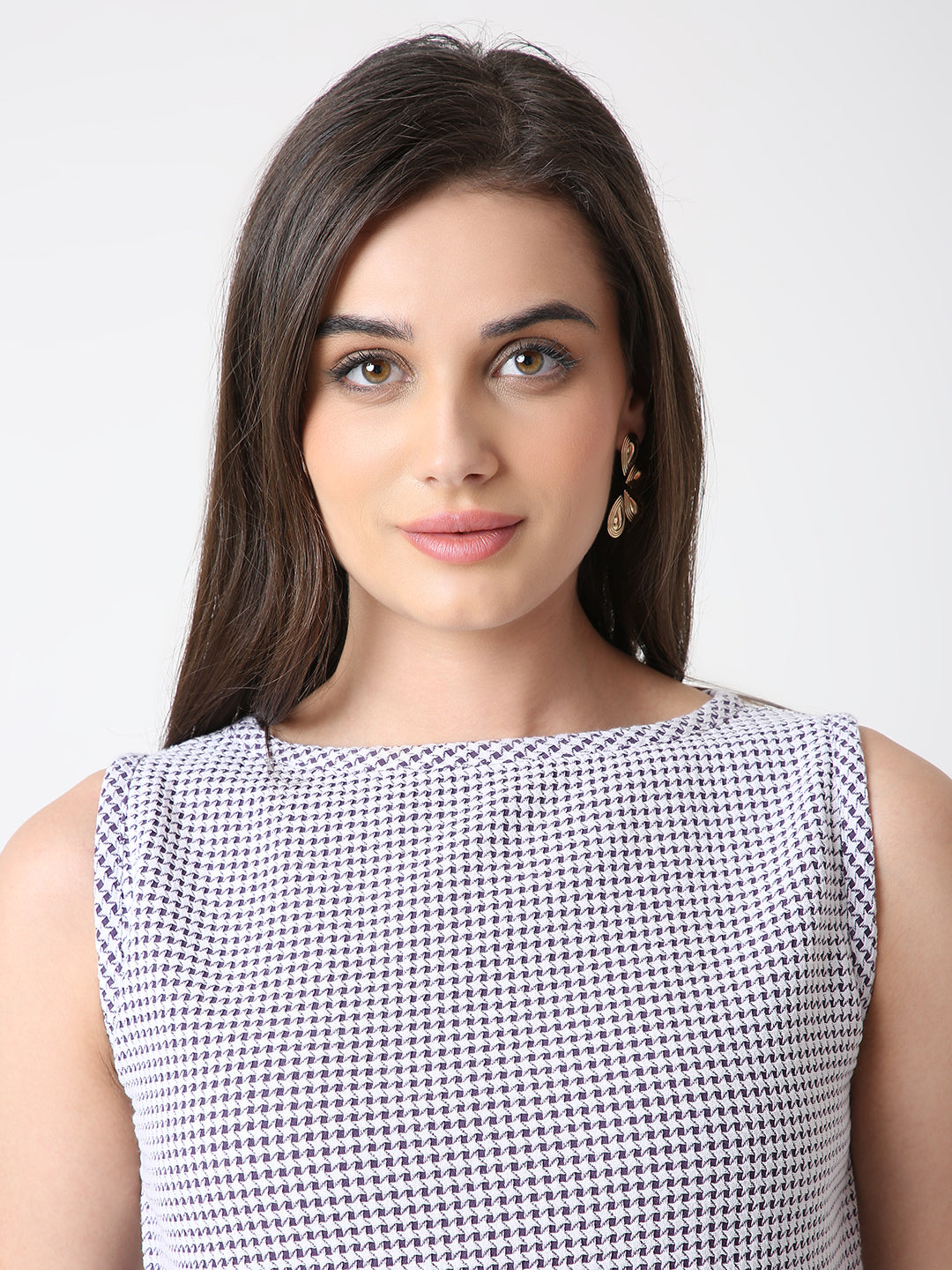 CLASSIC HOUNDSTOOTH PURE CROP TOP