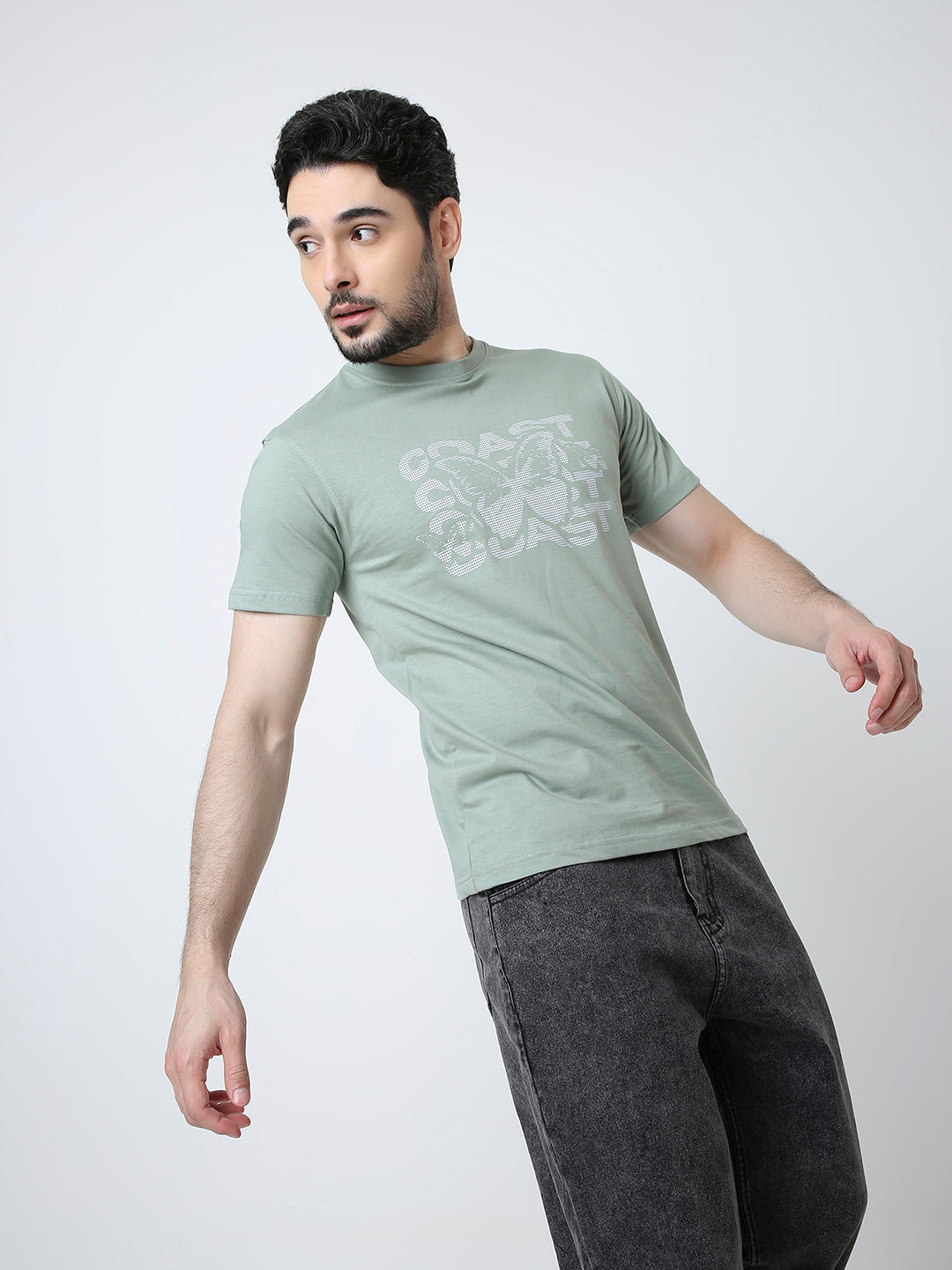 RELAXED FIT PRINTED TSHIRT