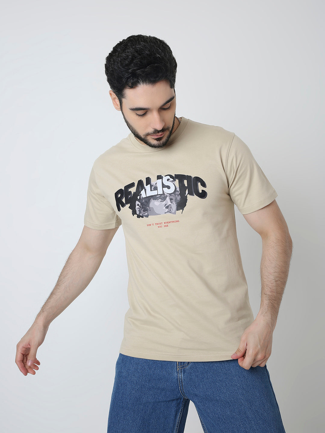RELAXED FIT PRINTED T-SHIRT