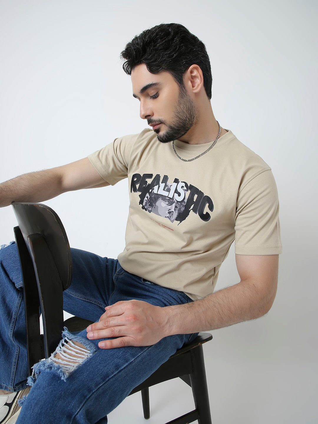 RELAXED FIT PRINTED T-SHIRT