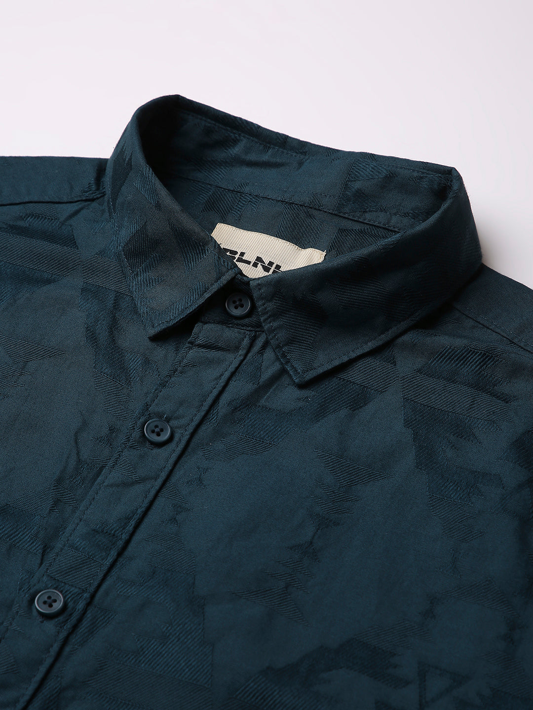 M.GREEN Jacquard Cotton Shirt