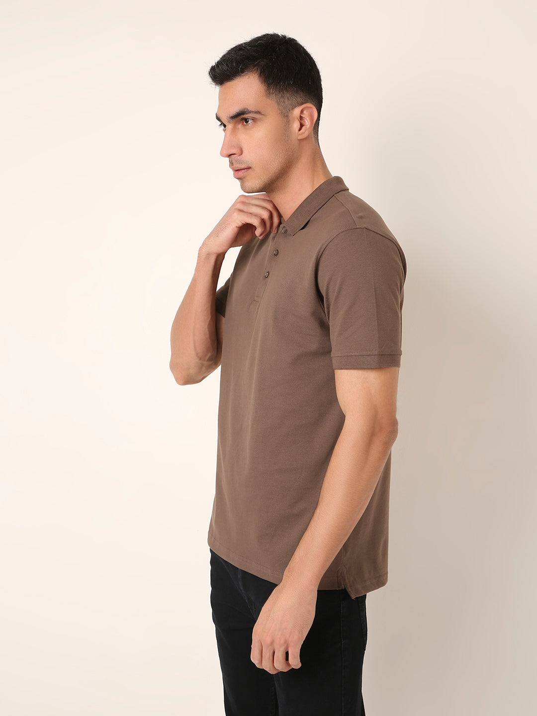 Classic Brown Polo T-Shirt