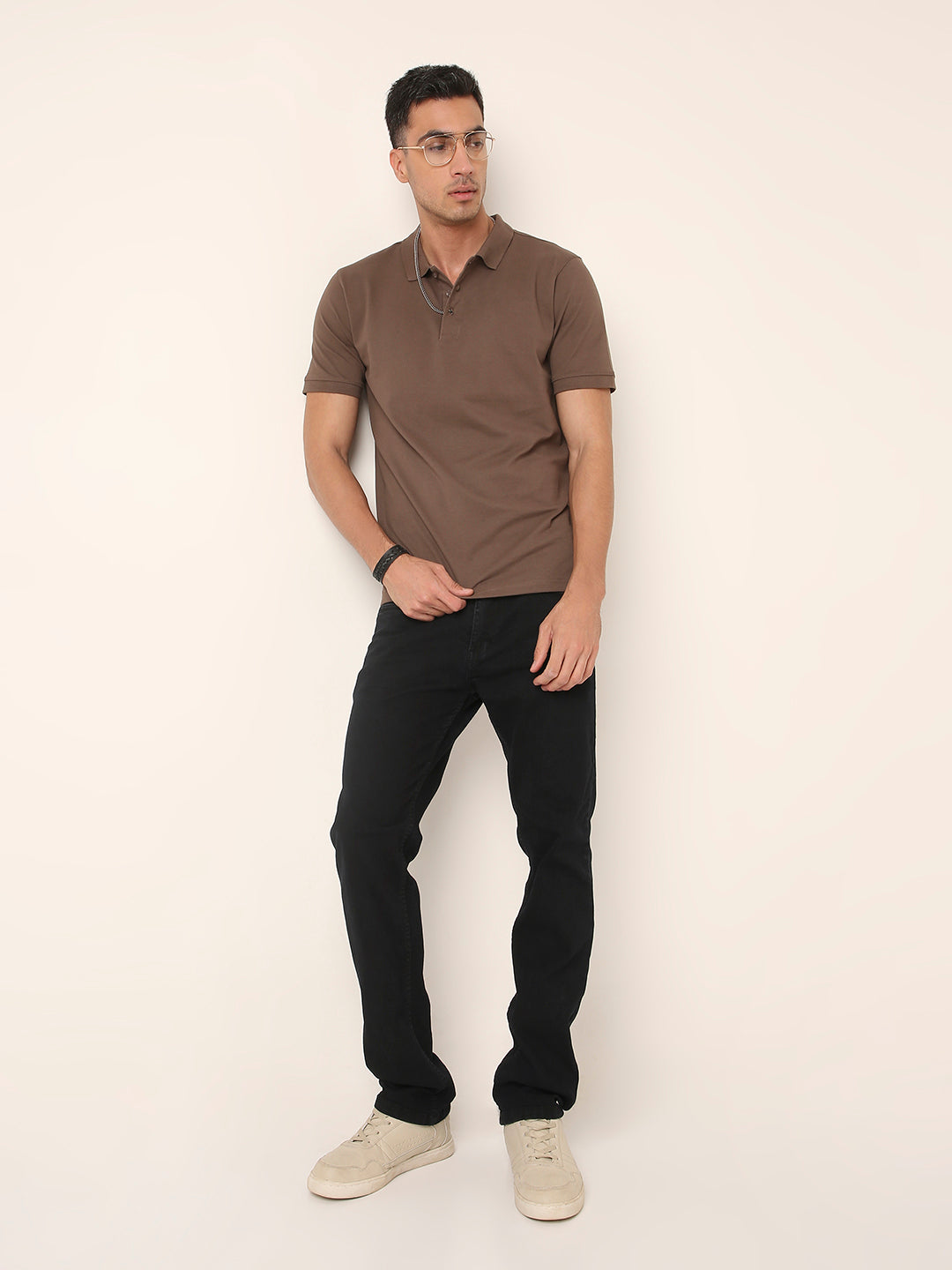 Classic Brown Polo T-Shirt