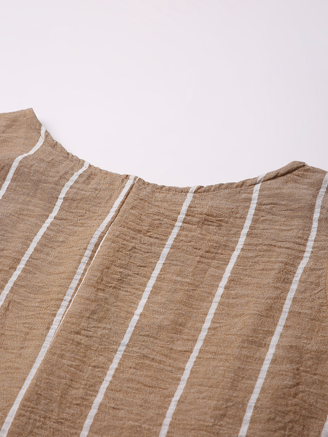 CLASSIC MUSTARD STRIPED JUMPSUIT