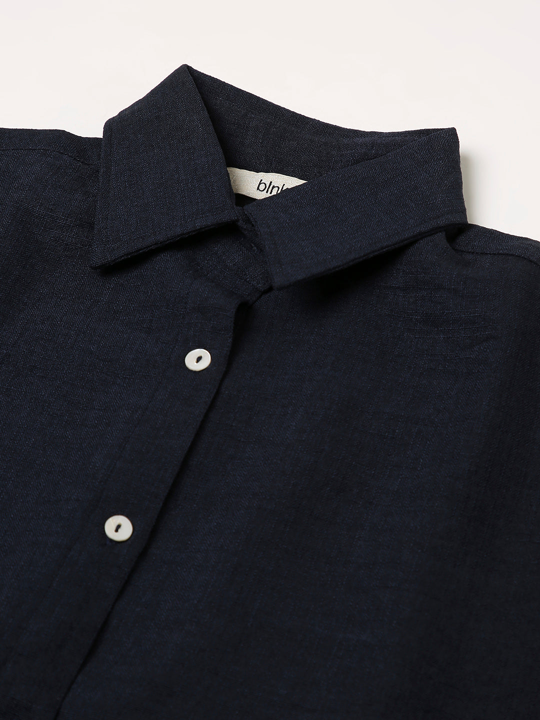 NAVY BLUE STRUCTURED COMFORT SHIRT