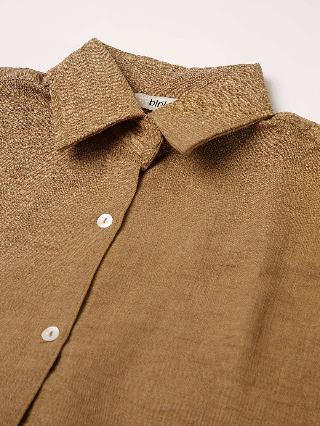 MUSTARD STRUCTURED COMFORT SHIRT