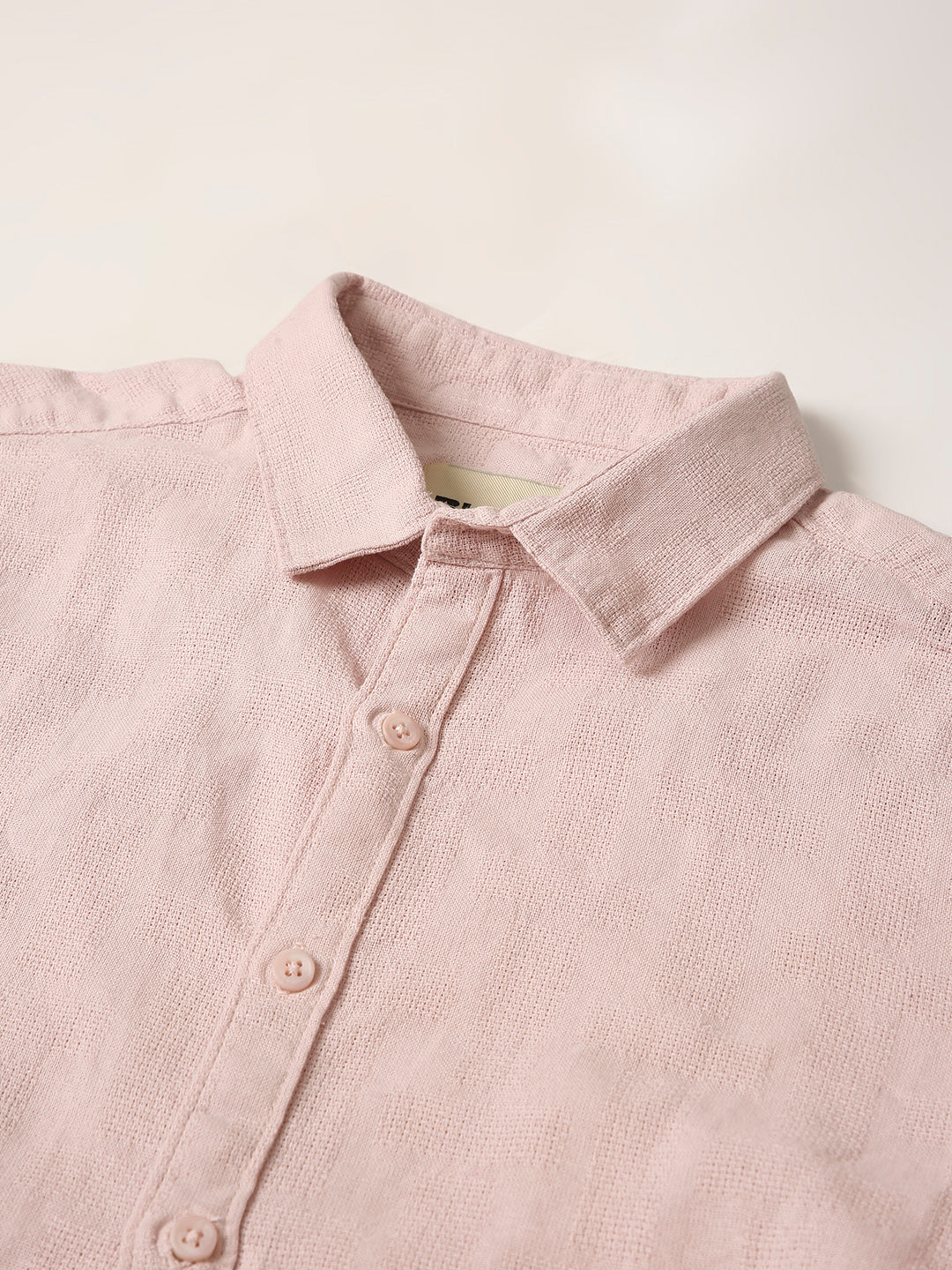 PEACH SIGNATURE COTTON SHIRT