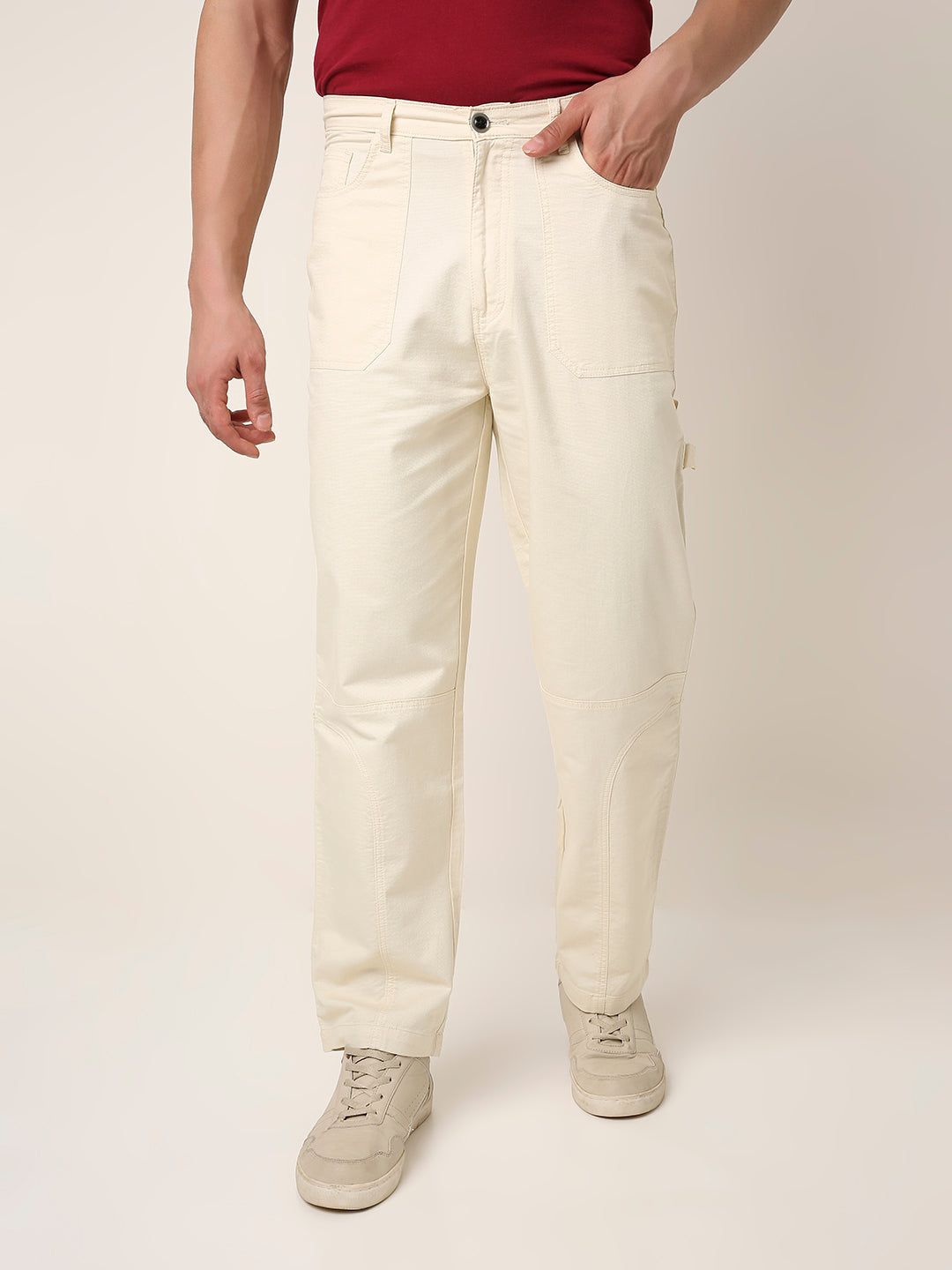 Straight Fit OFF-WHITE Utility Cargo PANTS