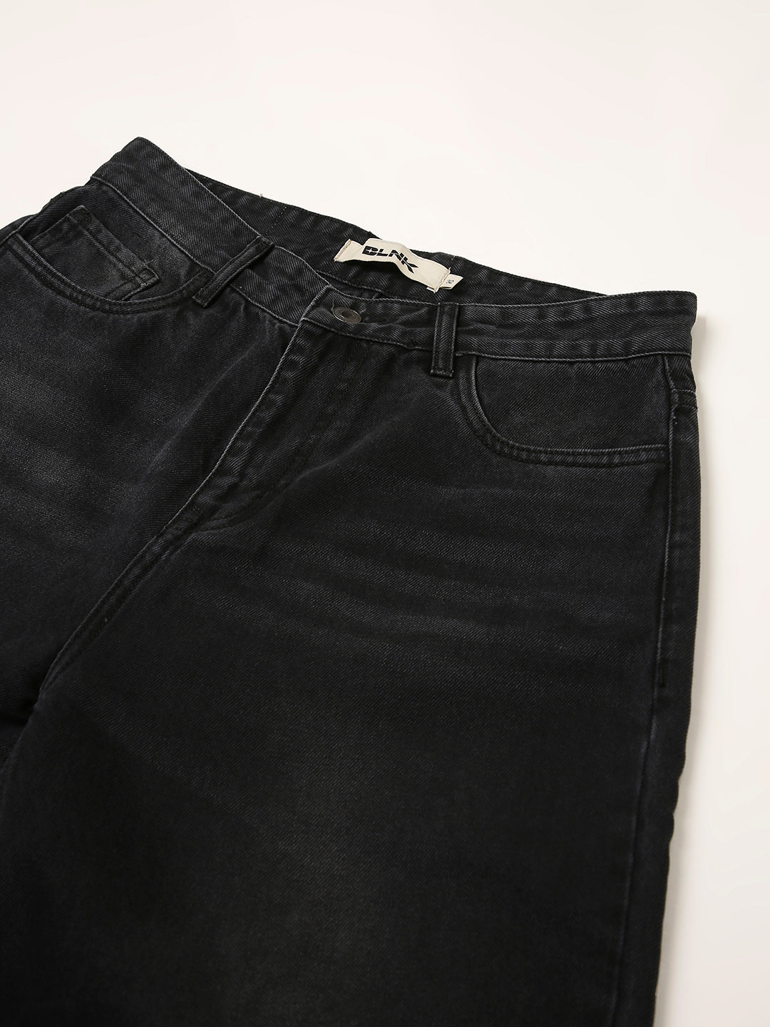DARK-GREY Baggy Fit Denim Jeans