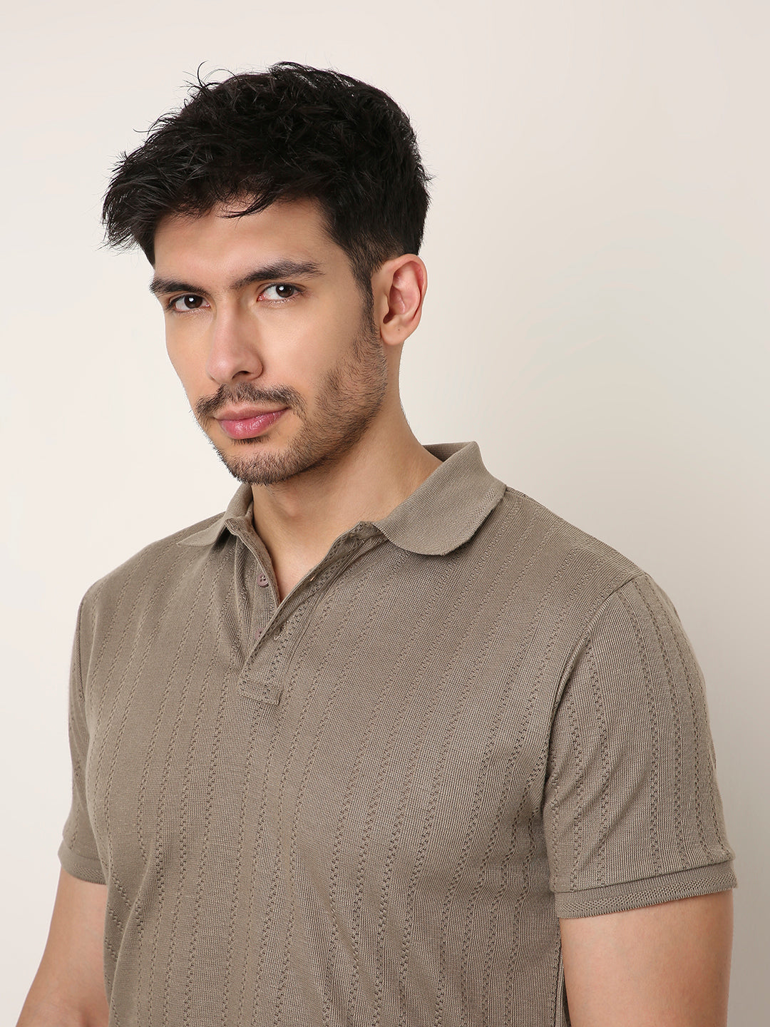FAWN Jacquard Classic Polo t-shirt
