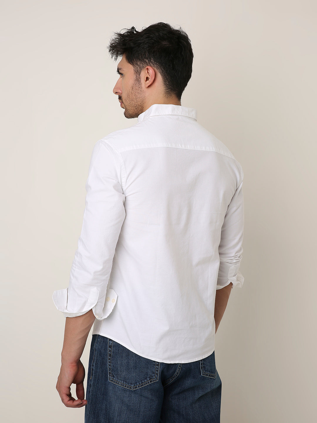 WHITE CLASSIC OXFORD SHIRT