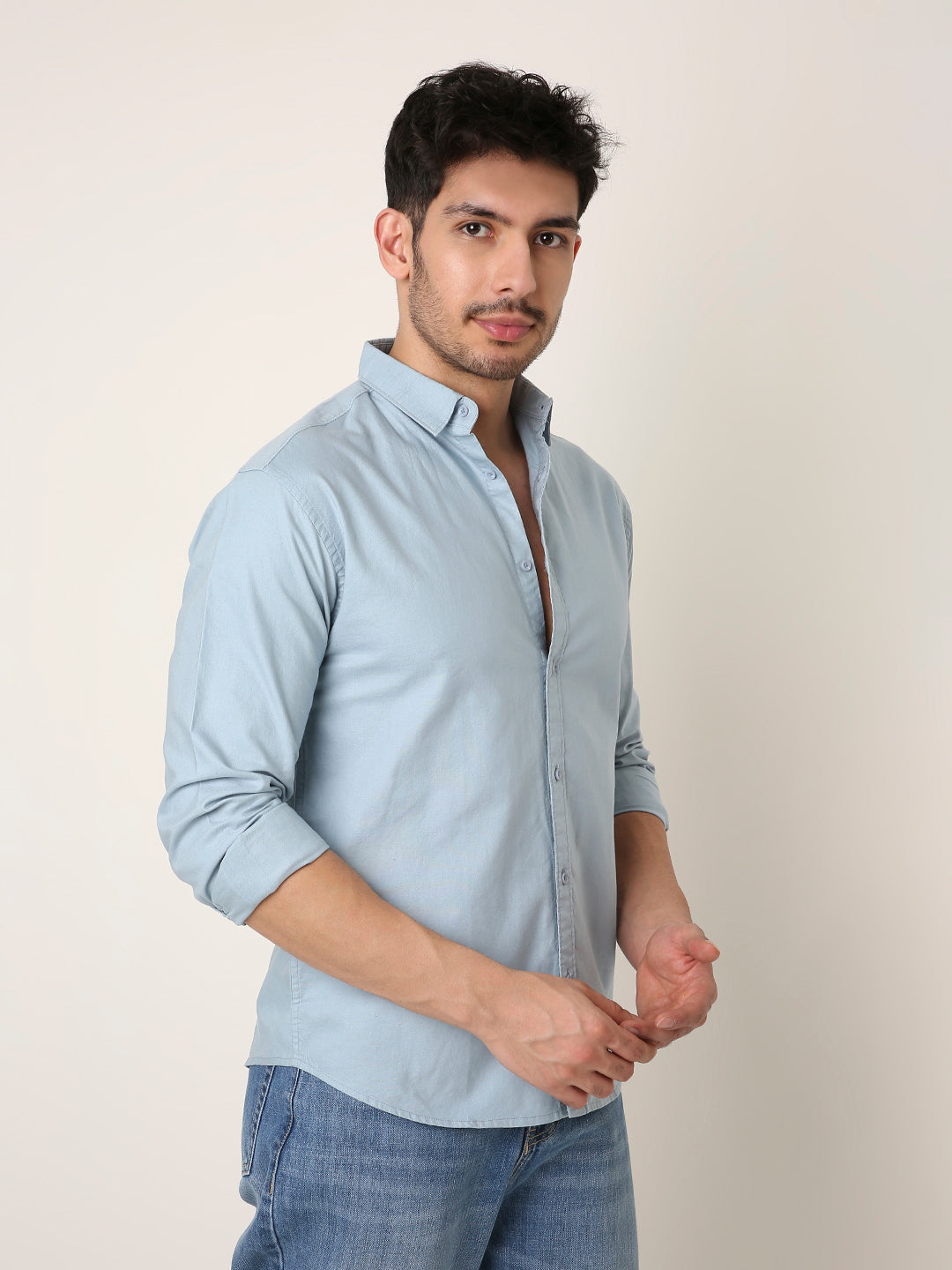 BLUE ESSENTIAL OXFORD SHIRT