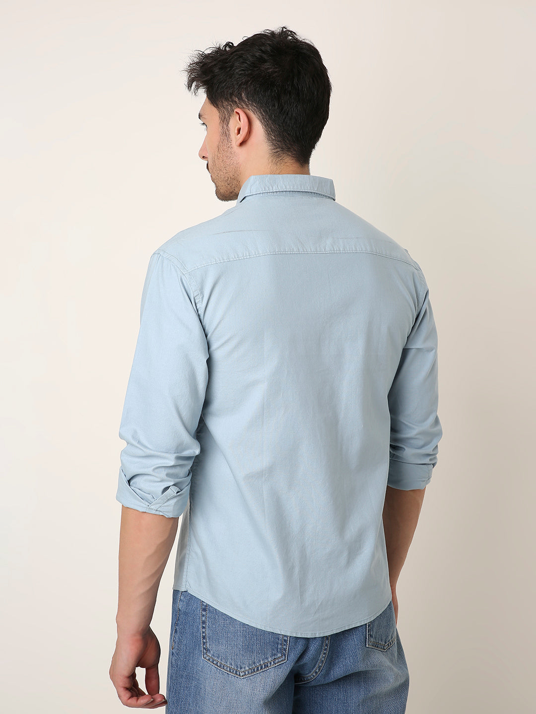 BLUE ESSENTIAL OXFORD SHIRT
