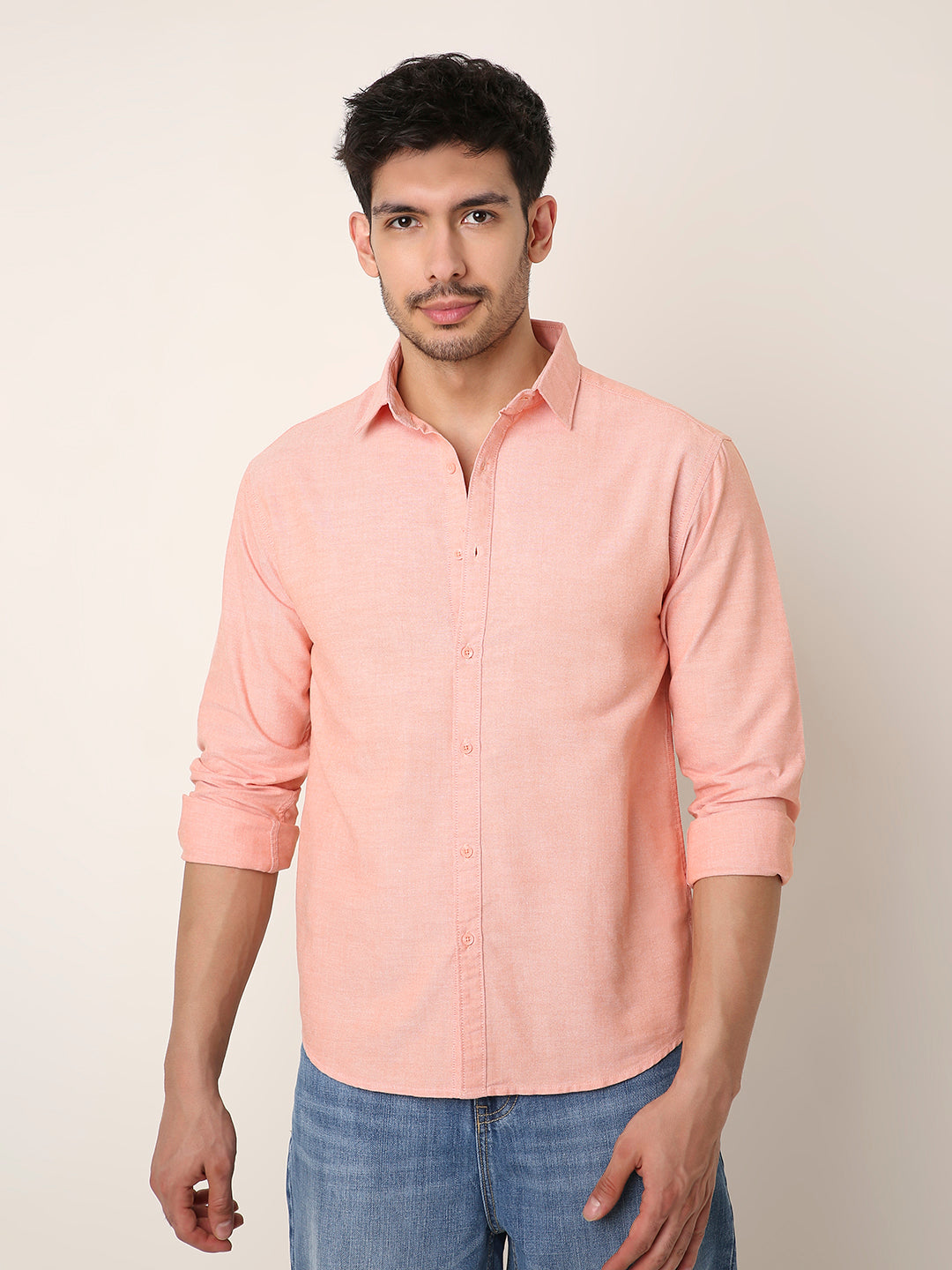 PEACH CLASSIC OXFORD SHIRT