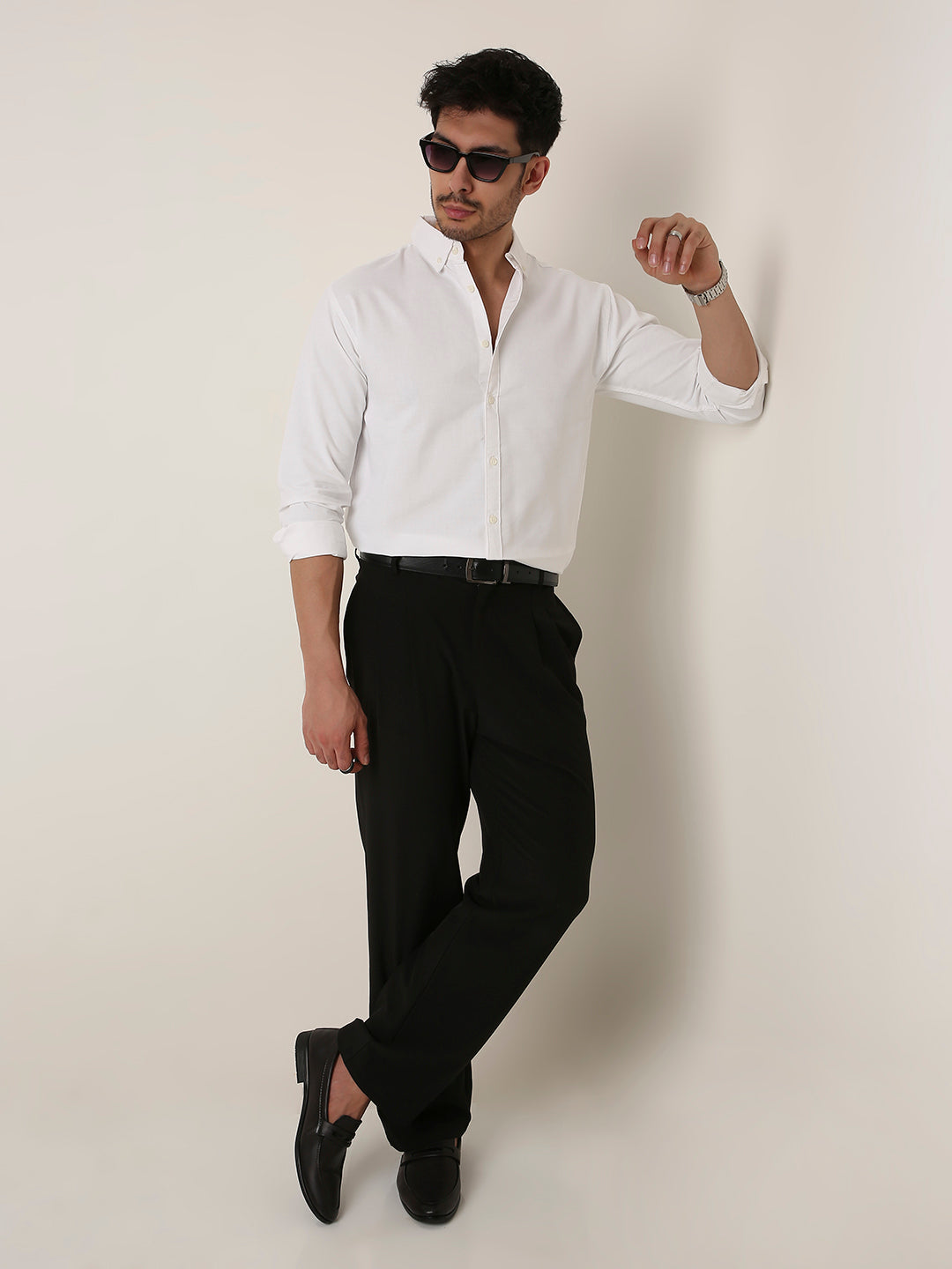 WHITE ESSENTIAL OXFORD SHIRT