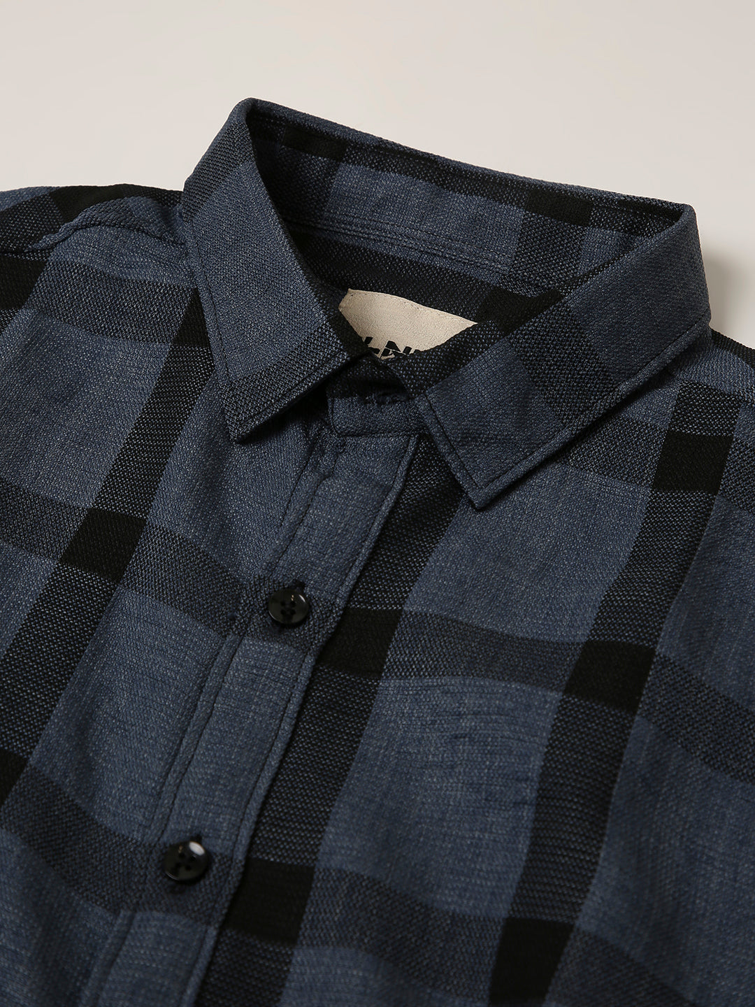 Blue Plaid Oversized Shirt