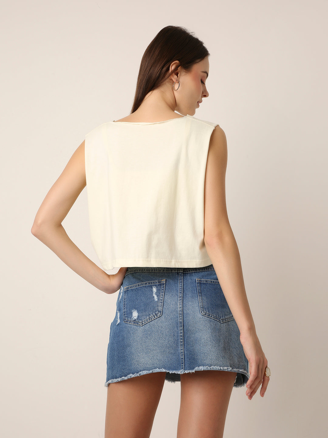 OFF-WHITE Sleeveless Crop Top