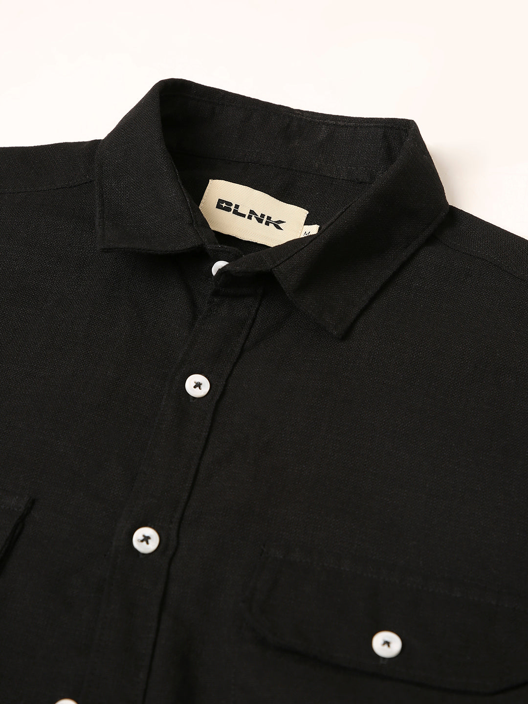 BLACK Premium Cotton Utility shacket