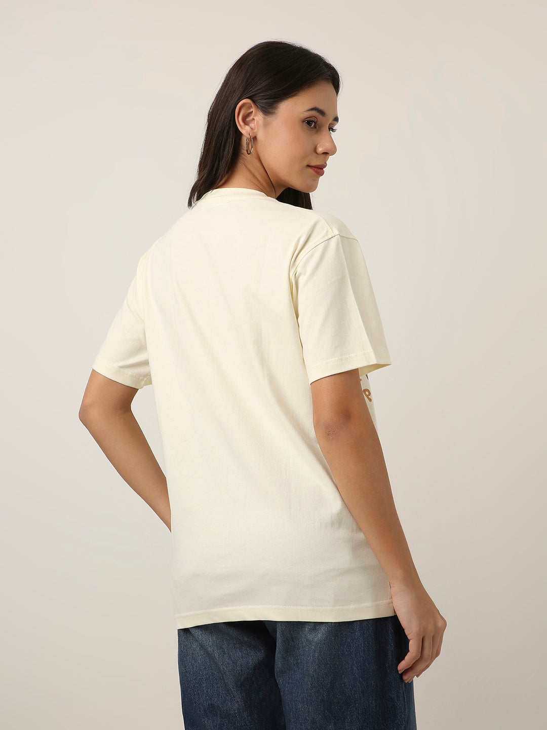 RELAXED FIT:OFF-WHITE PRINTED TSHIRT