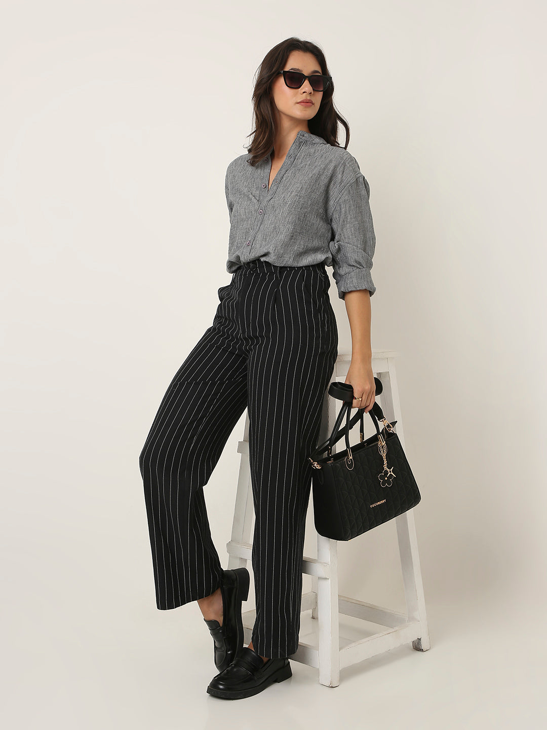 Black Mandarin Shirt