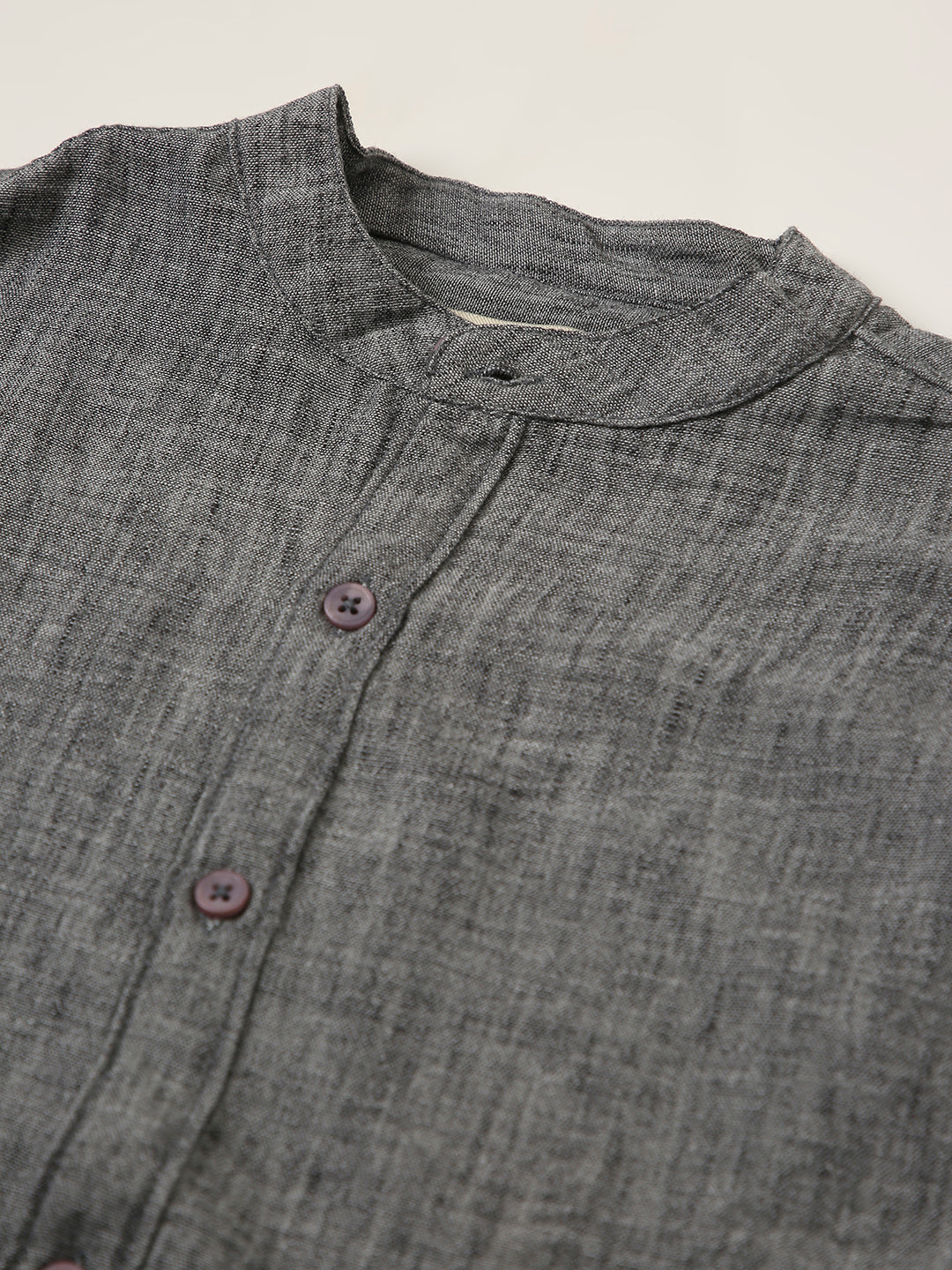 Black Mandarin Shirt