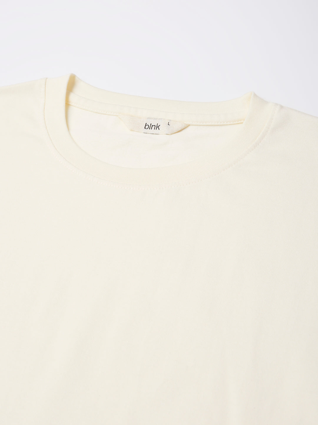 OVERSIZE CROP TOP: OFF-WHITE