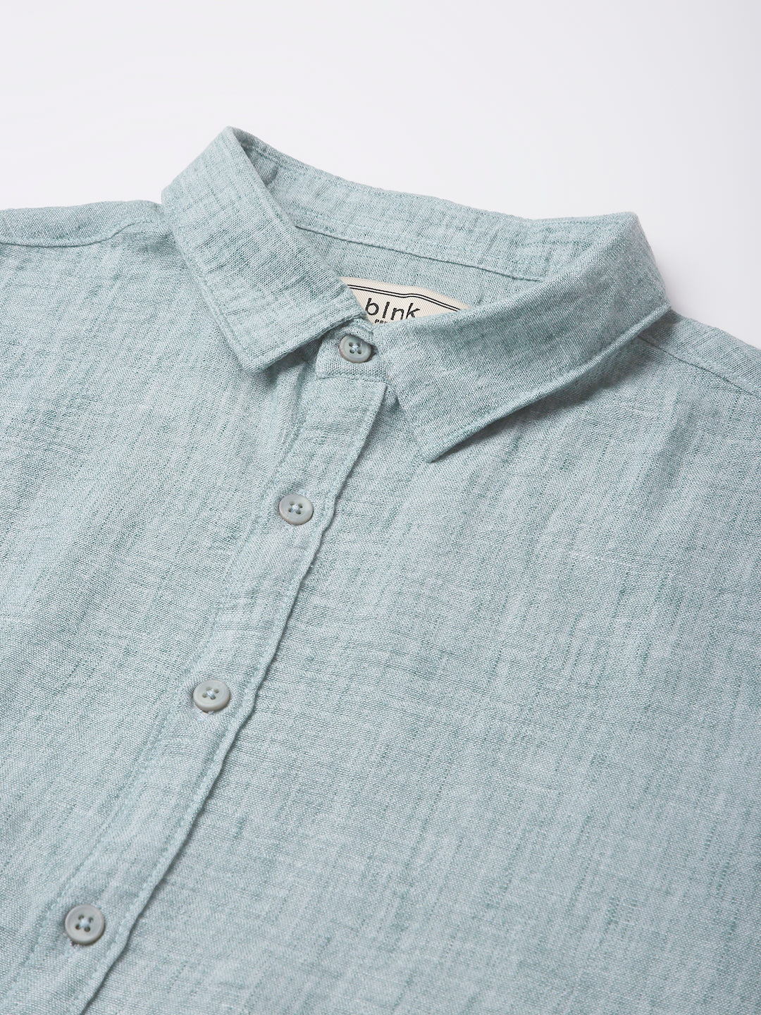 GREEN PREMIUM LINEN BLEND SHIRT