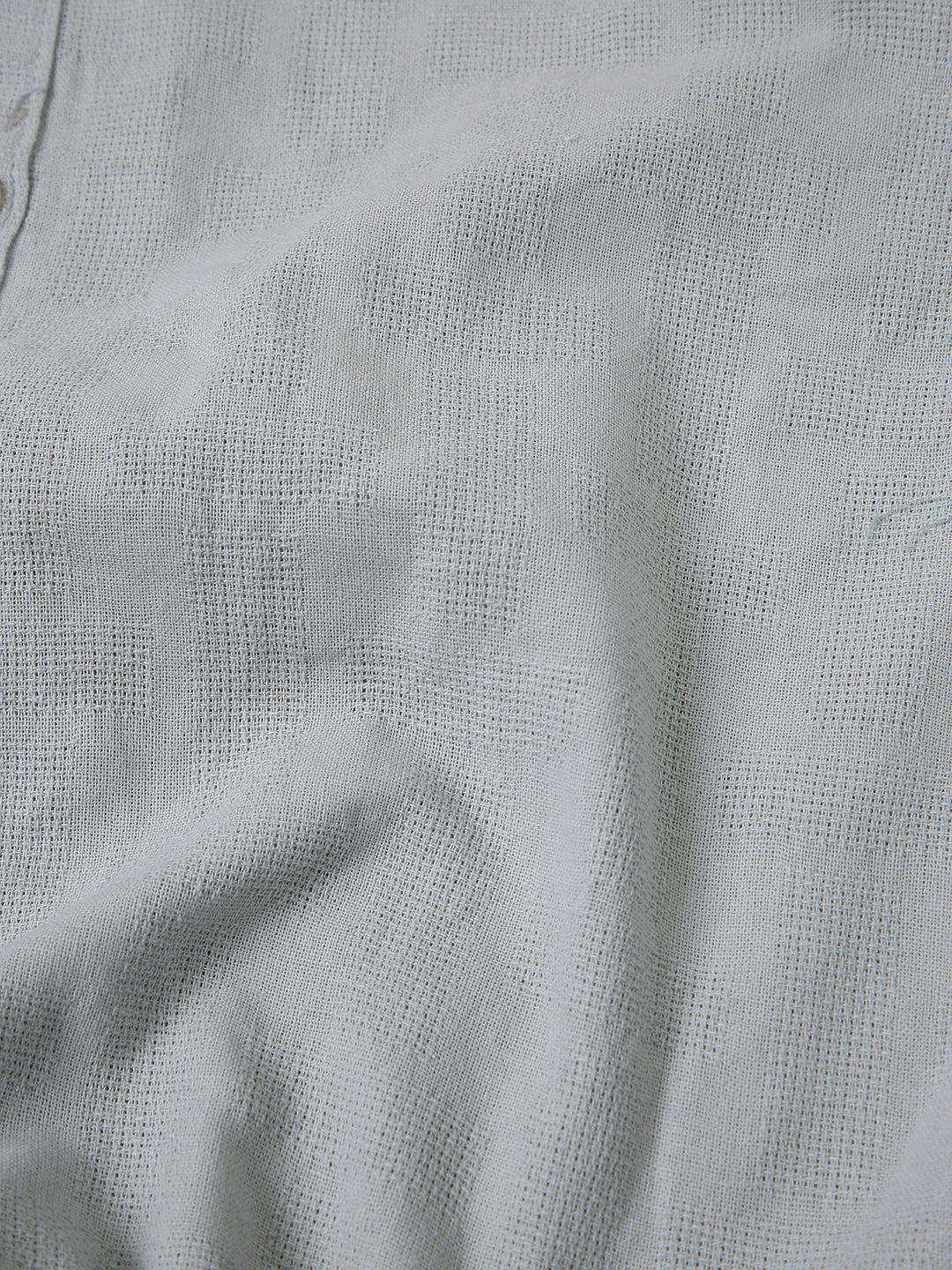 Mint Green Jacquard Short Sleeve Shirt