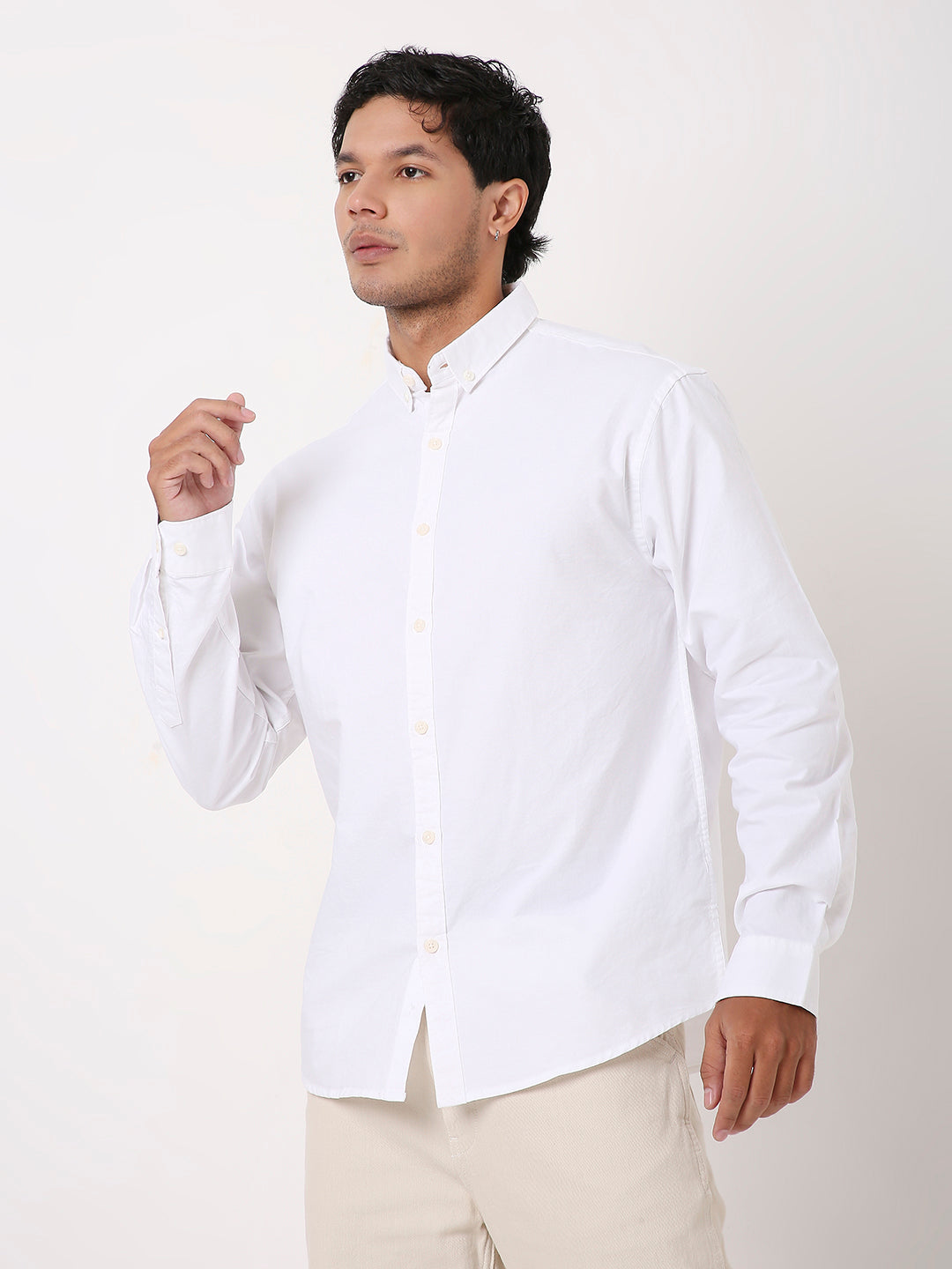 WHITE CLASSIC OXFORD SHIRT
