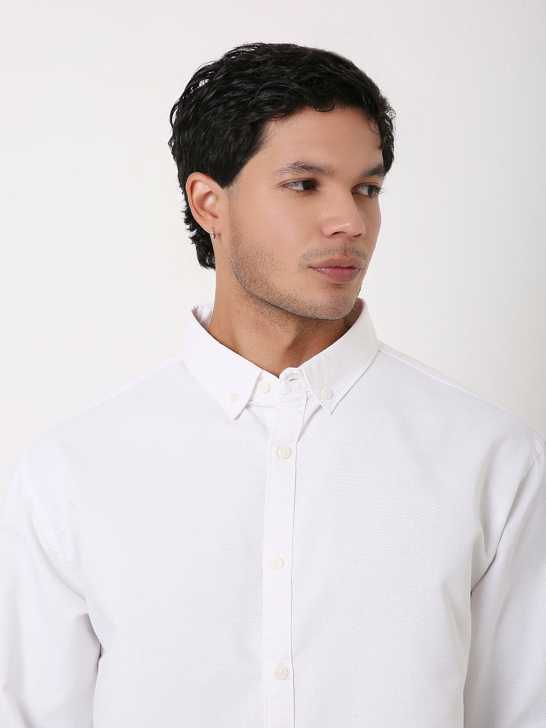 WHITE ESSENTIAL OXFORD SHIRT